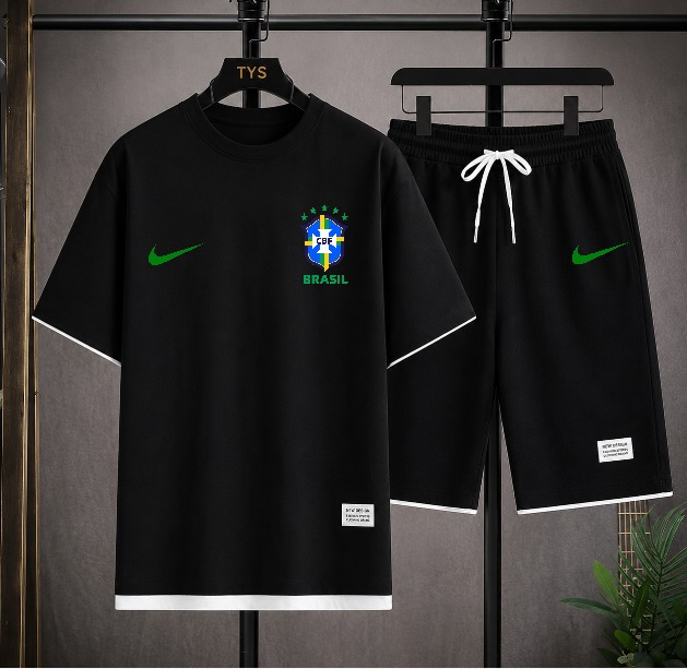 World Cup Mesh Tee and Short Pant Combo, Waist 28 to 36