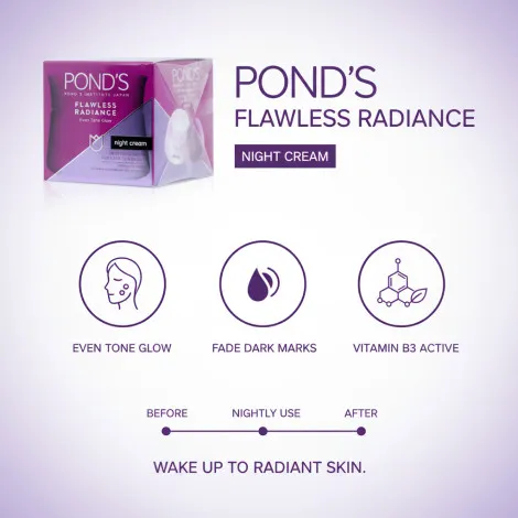 Ponds Flawless Radiance Night Cream 50ml (Thailand)