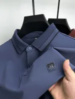 Men's Embroidered Logo Polo Shirt, Pique Cotton, 6 Colours
