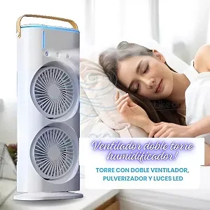 Portable Light Humidifier Double-ended Spray Fan