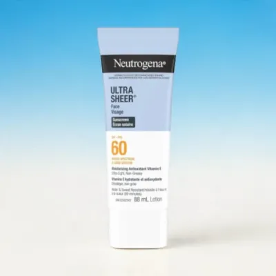 Neutrogena Ultra Sheer Face Visage Sunscreen Lotion SPF 60  88ml (Canada)