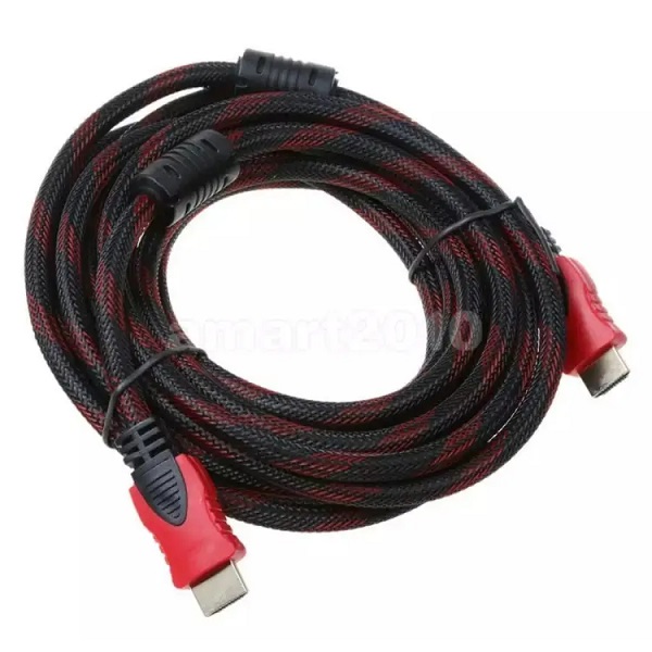 Hi Speed HDMI Cable 5M - Black and Red