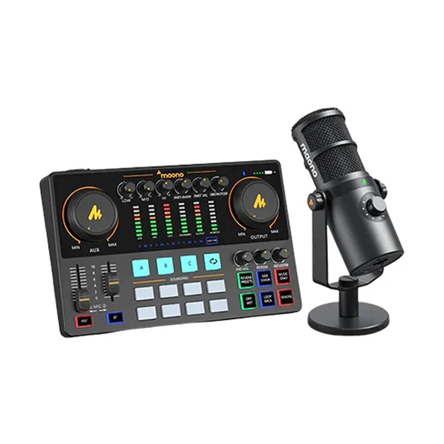Maono Maonocaster AME2A Integrated Audio Production Studio, Black