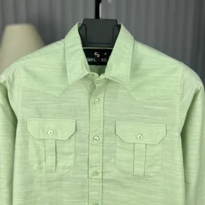 Premium Lap Seam Double Pocket Shirt