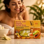YC Honey With Papaya Herbal Soft & Smooth Soap 100g (Thailand)