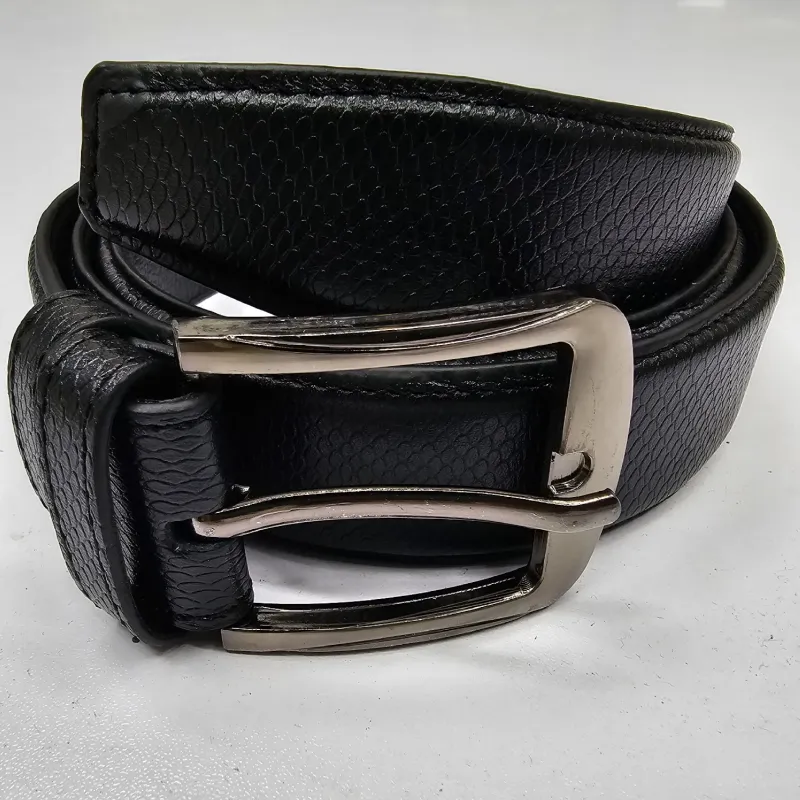 Leather belt for men