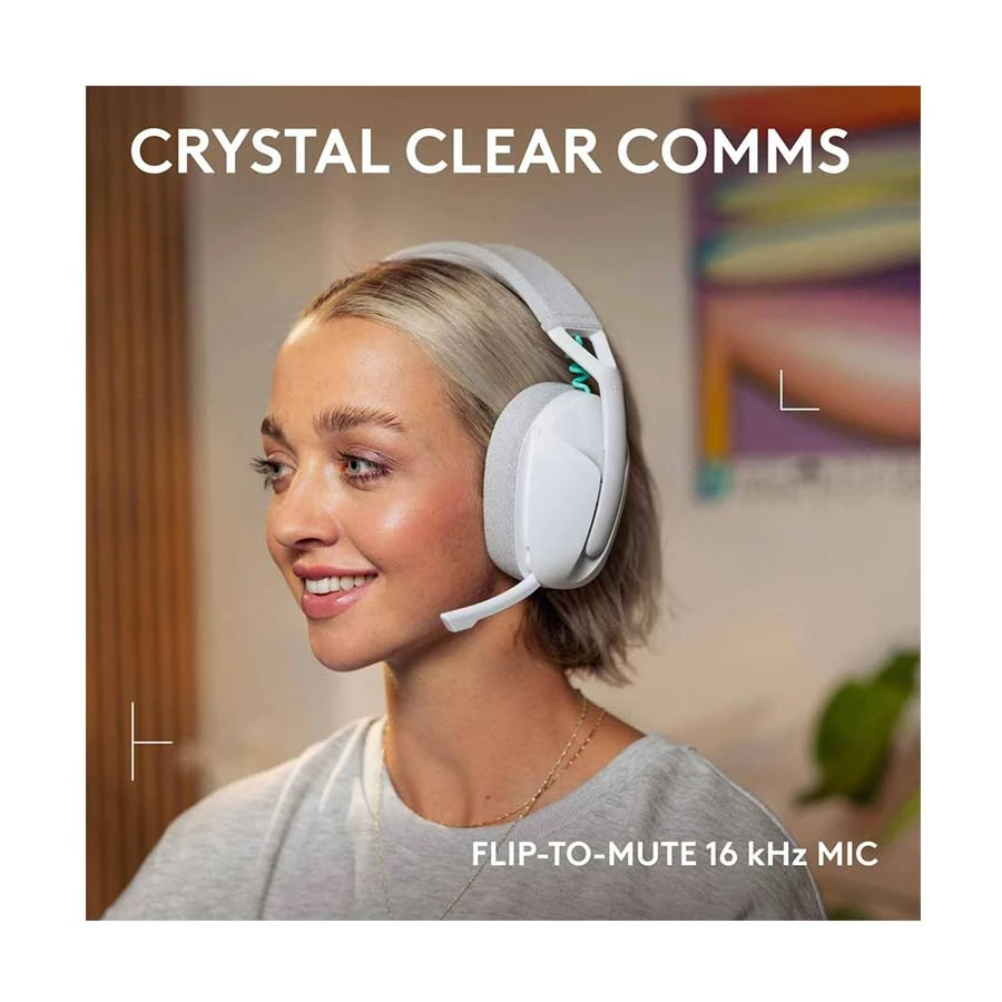 Logitech G321 Lightspeed Wireless White Gaming Headphone