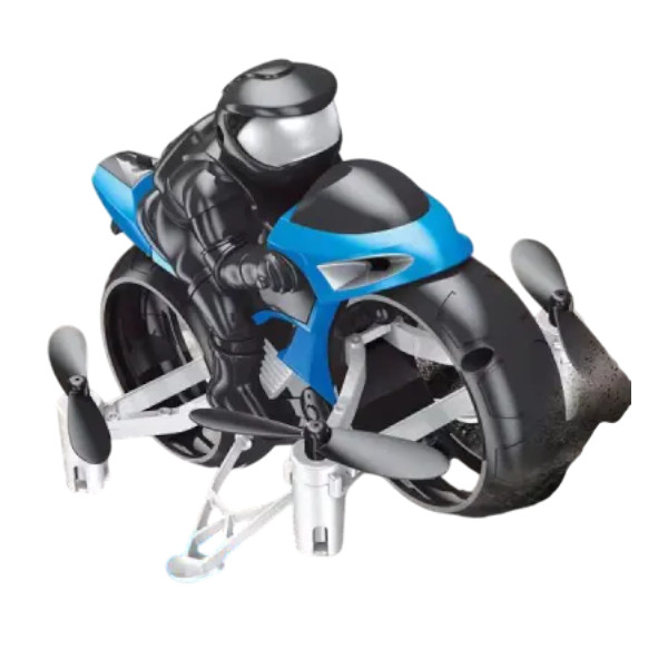Flying Motorcycle for Land and Air Dual-mode Drone Car Model