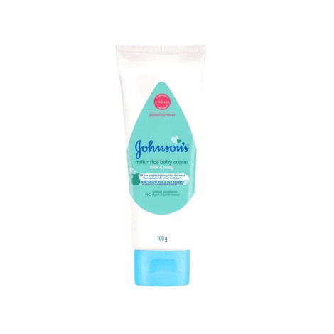 Johnson's Face & Body Milk + Rice Baby Cream 100g (Thailand)