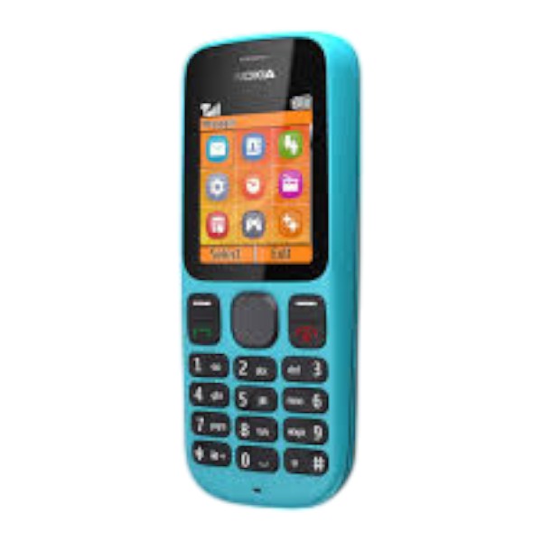 Nokia Asha 101 Dual Sim Mobile Phone Blue Colour (Refurbished)