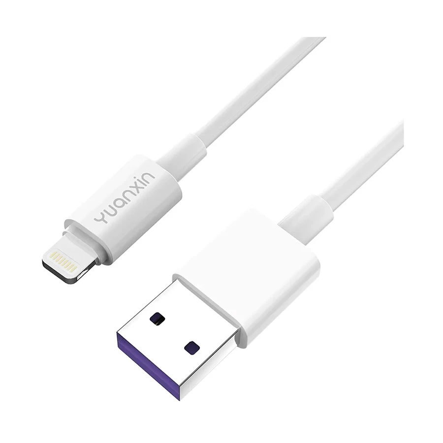 Yuanxin X-KC802 USB to Lightning Data & Charging Cable 1 Meter White