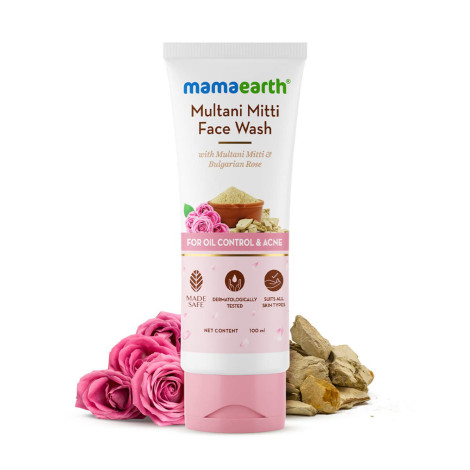 Mamaearth Multani Mitti Face Wash 100ml (India)