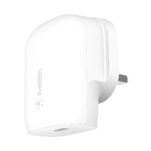 Belkin WCA005myWH BoostCharge 30W PD 3.0 PPS USB-C White Charger