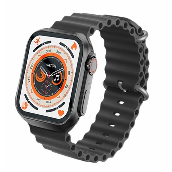 KD99 Ultra Smart Watch With Bluetooth Calling- Orange Color