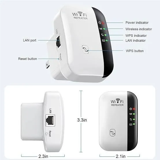 300Mbps WiFi Repeater Wireless-N 802.11 AP Router Range Extender