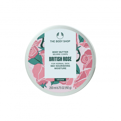 The Body Shop British Rose 96H Nourishing Moisture Body Butter 200ml (Poland)