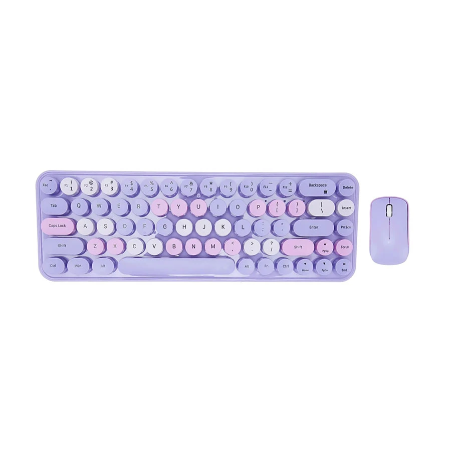 MOFII I Bean Purple Wireless Keyboard & Mouse Combo