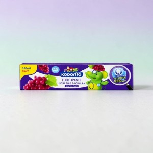 Kodomo Grape Cream Toothpaste Kids 0.5+yrs up 65g (Thailand)