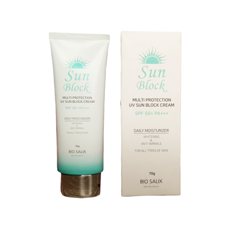 Bio Salix Sun Block Multi Protection UV Sun Block Cream SPF 50+ 70g (Korea)