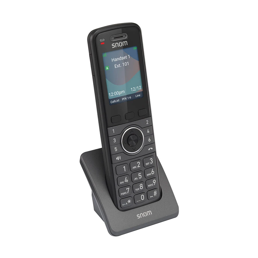 Snom M55 Cordless DECT IP Phone Black with Cradle without Adapter