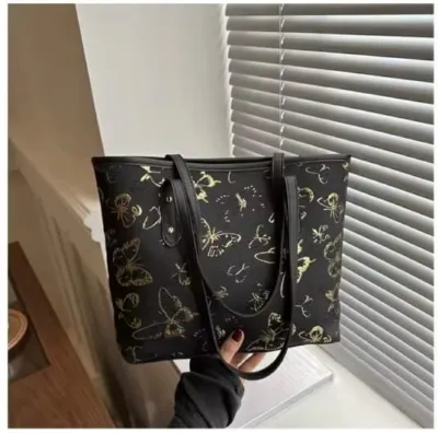 Ladies Butterfly Printed Tote Bag, 6 Colours