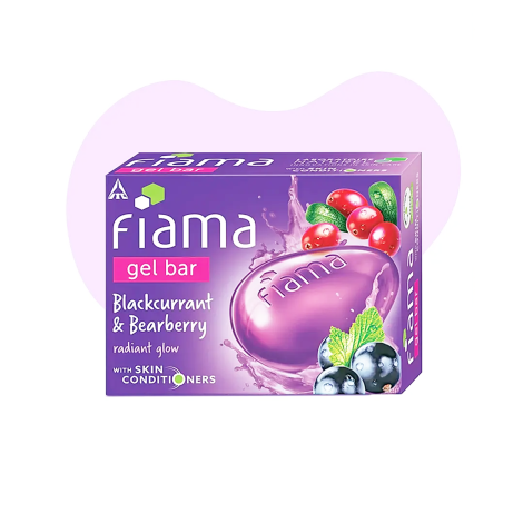 Fiama Blackcurrant & Bearberry Gel Bar 125g (India)