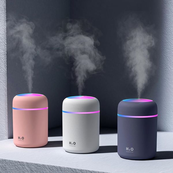 Colorful USB Portable Humidifier For Car & Home