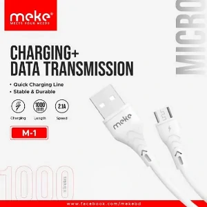 Meke M1 Micro USB Charging Data Cable