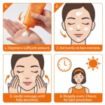 3W Clinic Natural Vita-Moist Sun Cream SPF50+ 70ml (Korea)
