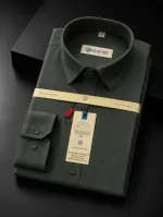 Men's Pure Cotton Formal Shirt, Sizes M to XXL