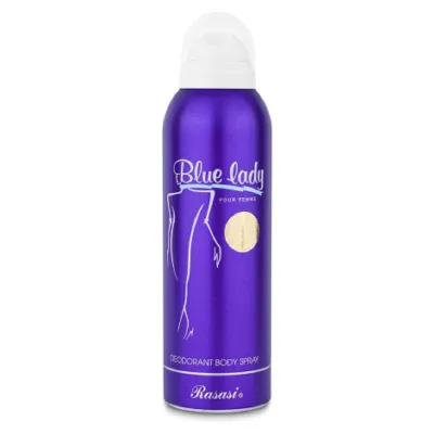 Rasasi Blue Lady Deodorant Body Spray 200ml (UAE)