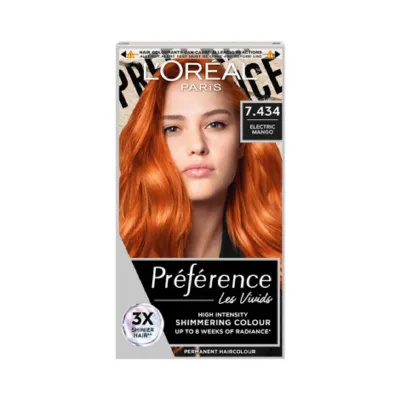 L'Oreal Perference Les Vivids High Intensity Shimmering Colour  - 7.434 Electric Mango (Belgium)