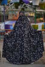 Women's Alex Print Prayer Khimar, Length 64, Gher 350