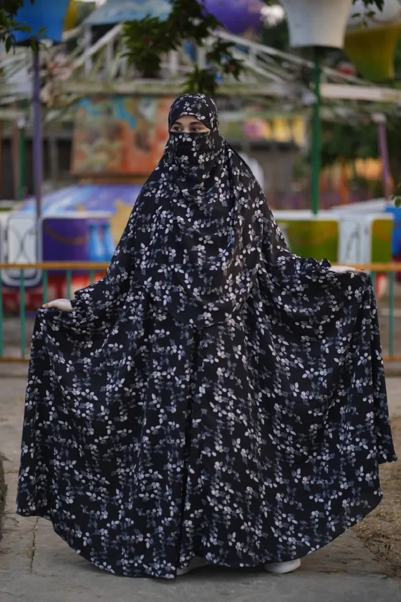 Women's Alex Print Prayer Khimar, Length 64, Gher 350