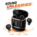 J40 4-in-1 True Wireless Earbuds – Bluetooth 5.4 TWS with Dual-Side Charging Case, Smart LED Display, Active Noise Cancellation & IPX5 Waterproof