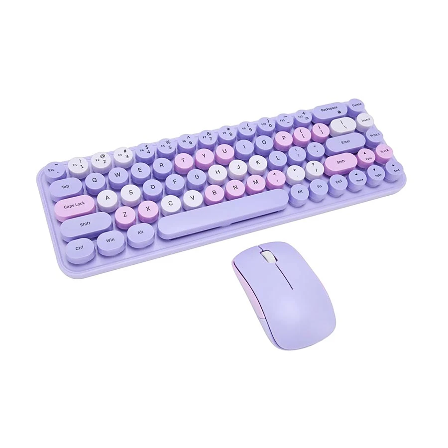 MOFII I Bean Purple Wireless Keyboard & Mouse Combo