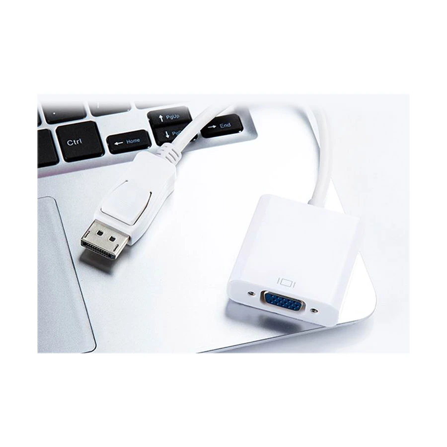 Yuanxin YDP-013 DisplayPort Male to VGA Female White Converter