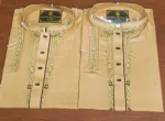 Men's Cotton Panjabi with Snap Buttons, Size XL