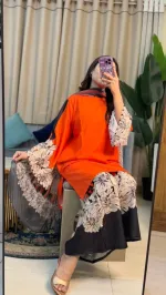 Women's Cotton Silk Three Piece in Digital Print, 5 Colours