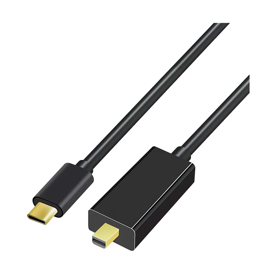 Yuanxin X-3232 Type-C Male to Mini DisplayPort Male Black Converter