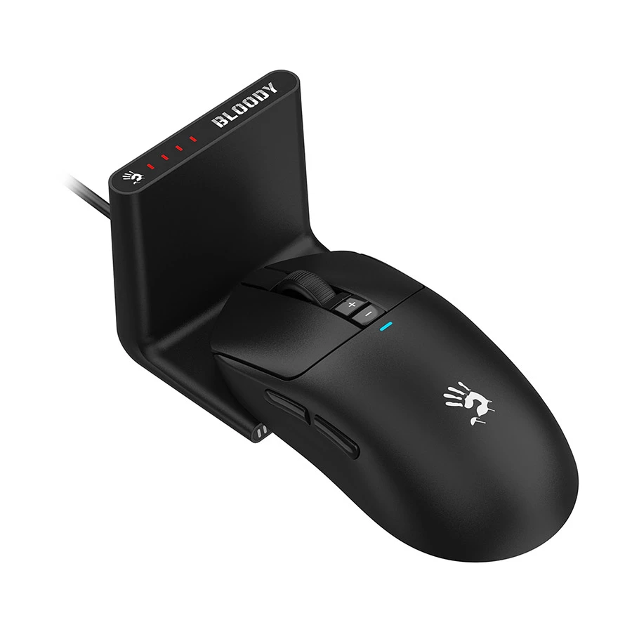 A4Tech Bloody R72 Pro Duo Black Wireless Gaming Mouse with Dock