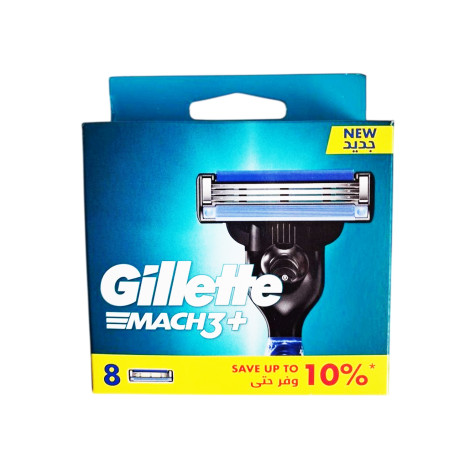 Gillette Mach3+ Razor Blade - 8 Cartridges (Poland)