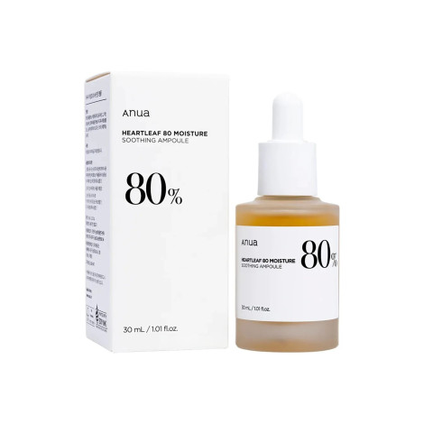 Anua Heartleaf 80% Moisture Soothing Ampoule 30ml (Korea)