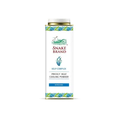 Snake Brand Prickly Heat Refreshing Cooling Powder 280g (Thailand)