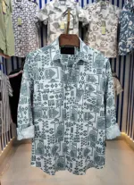Men's Pure Cotton Double Pocket Summer Shirt, Cup Buttons
