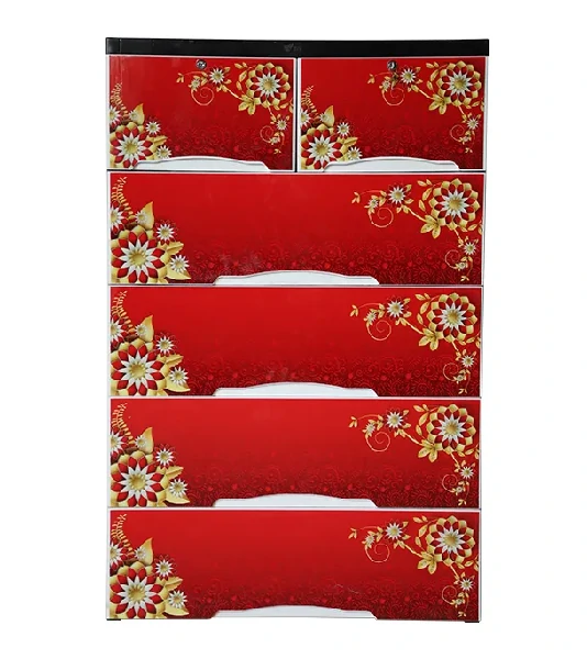 Wardrobe HD Print 5D WD -Red Flower-TEL