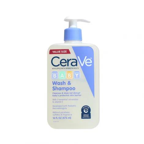 Cerave Baby Wash & Shampoo 473ml (USA)