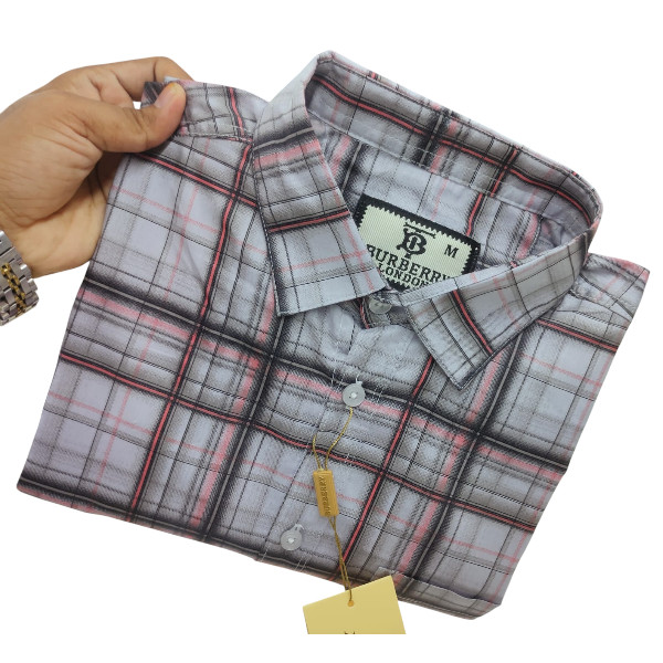 Premium Cotton Long Sleeve Check Shirt