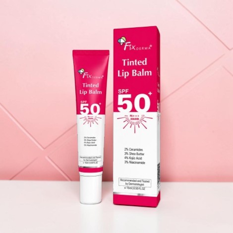 Fix Derma Tinted Lip Balm SPF50 PA+++ 15g (India)
