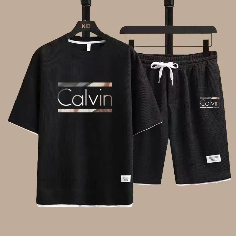 Men's 170 GSM Mesh Fabric Tee and Shorts Set in 6 Colours